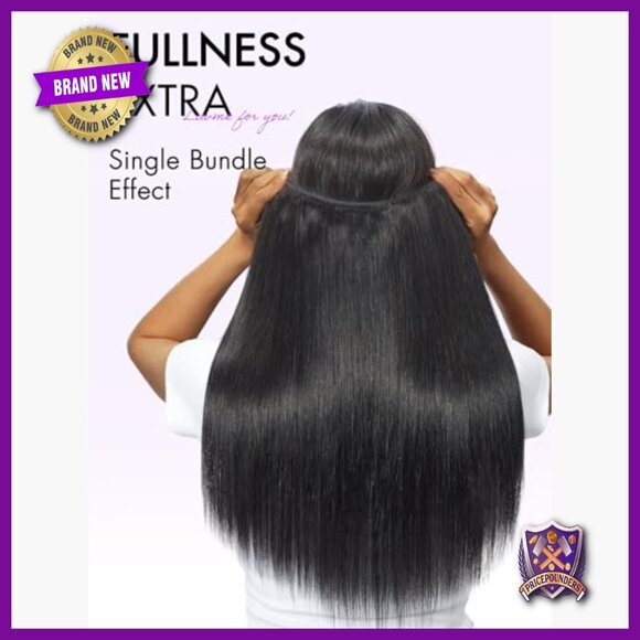 100% Virgin Remy Human Hair Extensions, 3 Bundles, 12-16 Inch Straight main image 4